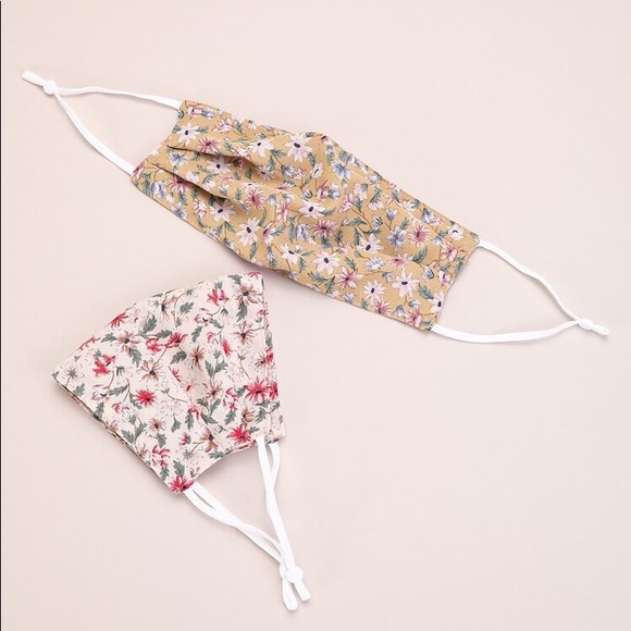 Free People Boho Floral Ditsy Face Mask - Picture 3 of 5